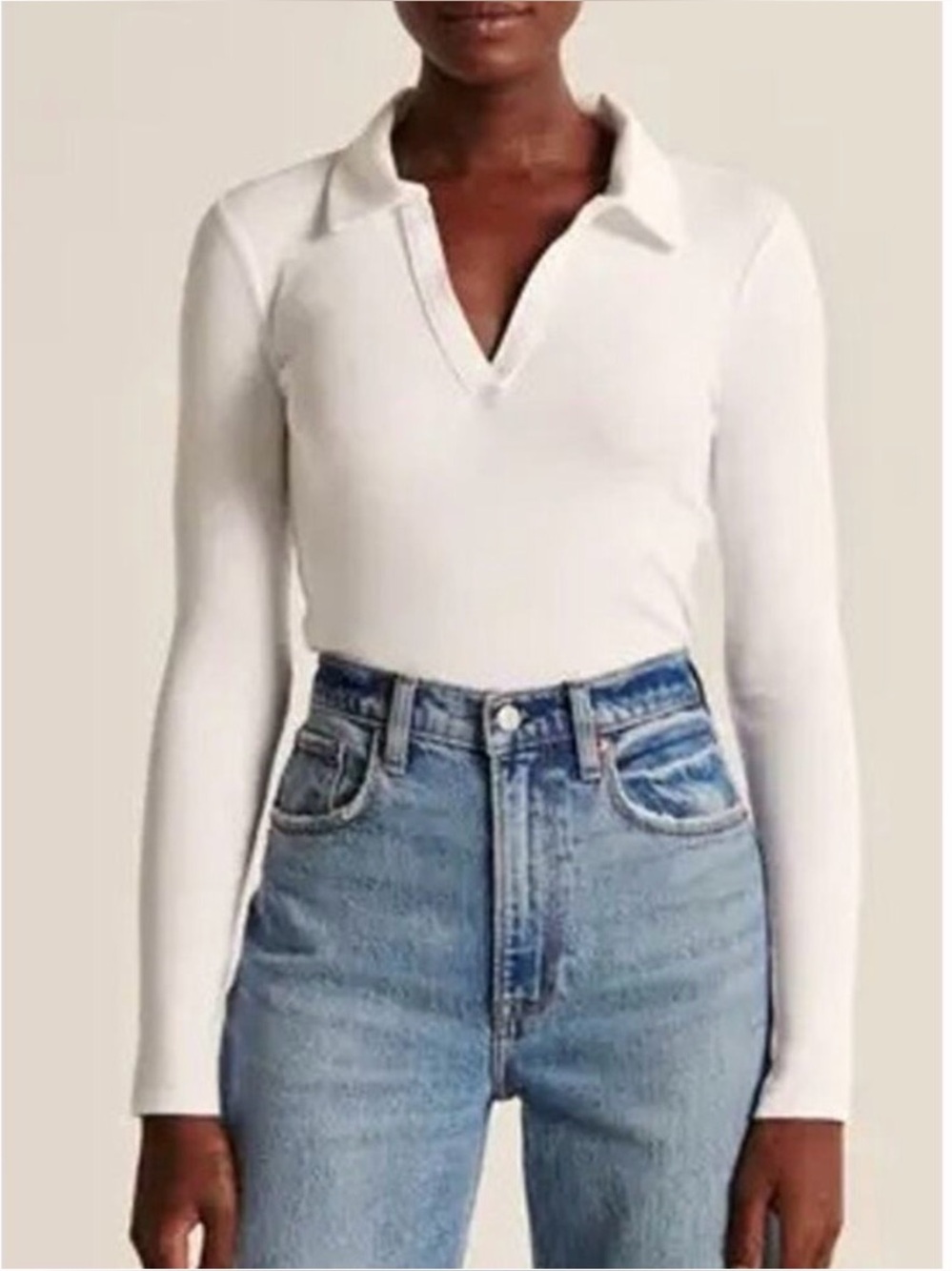 Abercrombie Long Sleeve Crop Top